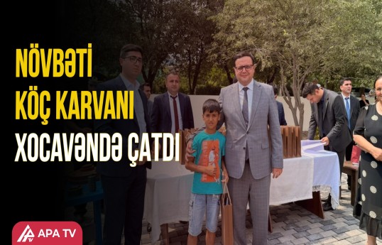 Köç edən ailələrə mənzillərin açarları təqdim olunub
                                                