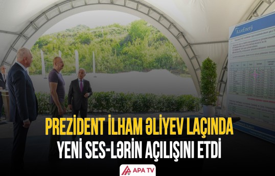 Laçında Hoçaz çayının üzərində yerləşən su elektrik stansiyaları istifadəyə verildi
                                                