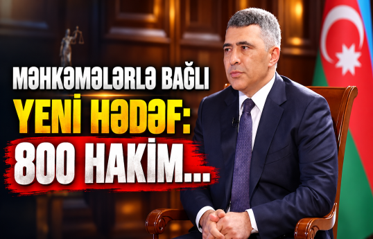 İnam Kərimov hakimlərlə bağlı danışdı: "100 min nəfərə 7 hakim..."
                                                