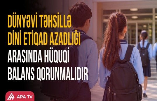 Məktəb ideoloji mübarizə meydanı deyil, ELMİN VƏ SAĞLAM İNKİŞAFIN MƏKANIDIR
                                                