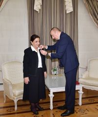 President Ilham Aliyev presented “Sharaf” Order to Dilara Seyidzade