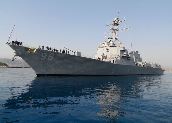 U.S. Navy warship seized missile parts suspected to be linked to Iran: officials