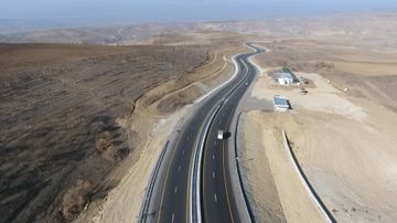President Ilham Aliyev inaugurated 101-117th km section of Baku-Shamakhi-Yevlakh highway