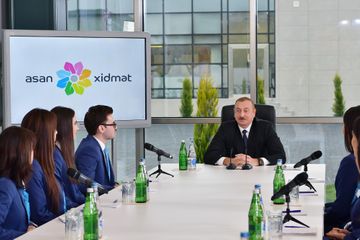 President Ilham Aliyev attended opening of “ASAN Həyat” complex in Shamakhi