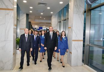 President Ilham Aliyev attended opening of “ASAN Həyat” complex in Shamakhi