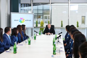 President Ilham Aliyev attended opening of “ASAN Həyat” complex in Shamakhi