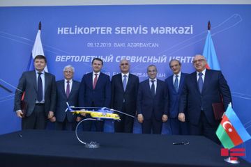 Helicopter service center established in Azerbaijan - PHOTO