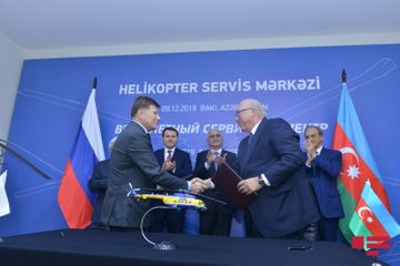 Helicopter service center established in Azerbaijan - PHOTO