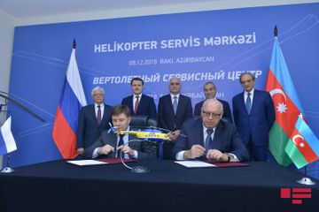 Helicopter service center established in Azerbaijan - PHOTO