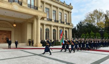 Official welcoming ceremony held for King Abdullah II of Jordan in Baku