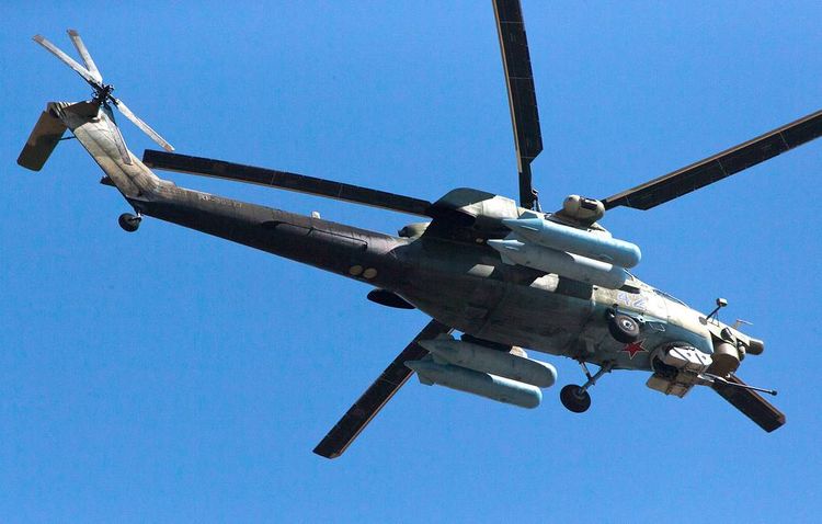 Ministry: Mi-28 military helicopter crashes in Russia's south