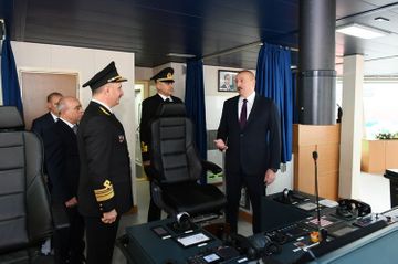 President Ilham Aliyev attended ceremony to launch first tanker built at Baku Shipyard