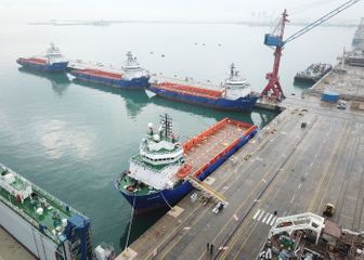 President Ilham Aliyev attended ceremony to launch first tanker built at Baku Shipyard