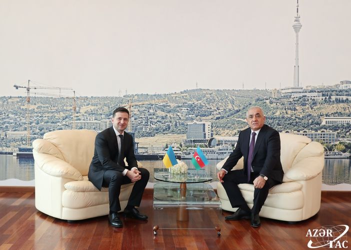 Azerbaijani Prime Minister, Ukrainian President have joint working dinner