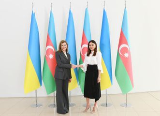 Azerbaijan`s First Vice-President Mehriban Aliyeva met with Ukrainian first lady Elena Zelenskaya - UPDATED