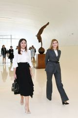 Ukrainian first lady Elena Zelenskaya viewed Heydar Aliyev Center