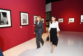 Ukrainian first lady Elena Zelenskaya viewed Heydar Aliyev Center