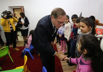 U.S. Ambassador to Azerbaijan Lee Litzenberger visited the Salyan region