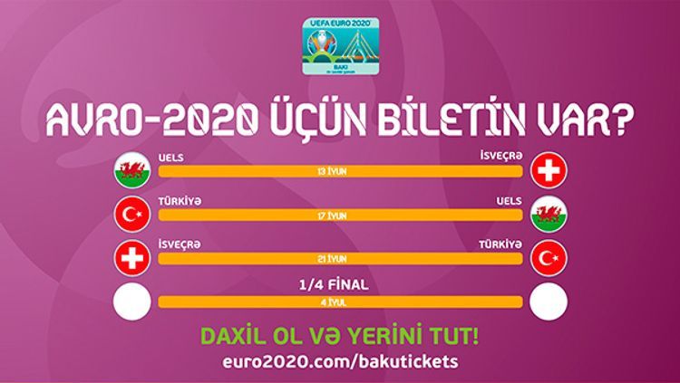 Direct sale phase of EURO-2020 tickets starts