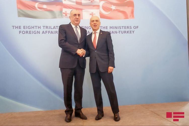 Elmar Mammadyarov meets his Georgian counterpart - PHOTO