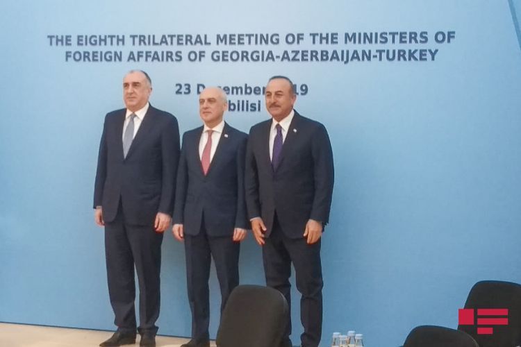 Meeting of Azerbaijani, Turkish and Georgian FMs ends  - UPDATED