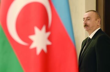 Azerbaijani President Ilham Aliyev voted at polling station No 6