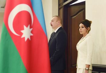 Azerbaijani President Ilham Aliyev voted at polling station No 6