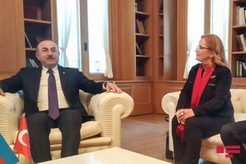 Azerbaijan’s Foreign Minister meets with his Turkish counterpart