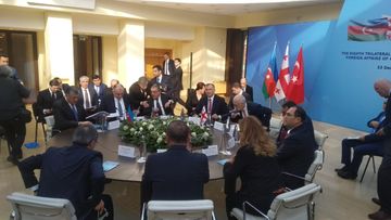 Meeting of Azerbaijani, Turkish and Georgian FMs ends  - UPDATED