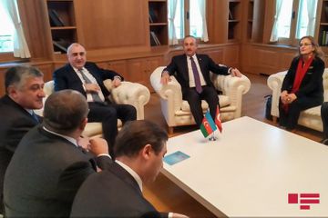 Azerbaijani FM meets with his Turkish counterpart - UPDATED