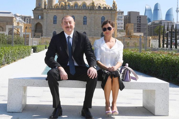 First Vice-President Mehriban Aliyeva congratulates President Ilham Aliyev on his birthday