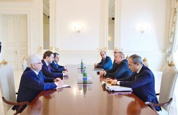 President Ilham Aliyev receives delegation led by Russian minister of economic development