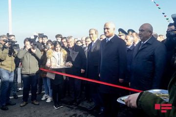 Bridge built on the Azerbaijani-Russian border inagurated