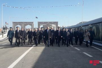 Bridge built on the Azerbaijani-Russian border inagurated