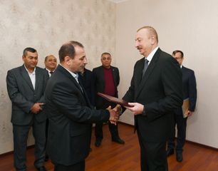 Ceremony held to give out apartments and cars to Karabakh war disabled and those equated to them