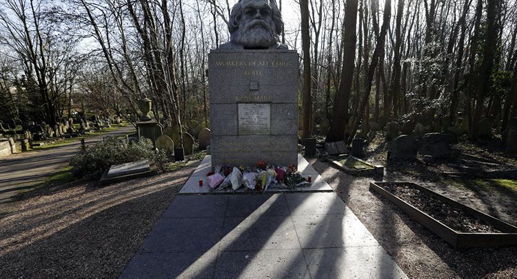 Karl Marx's grave in London cemetery put under surveillance after vandal attacks