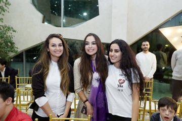 Vice-President of Heydar Aliyev Foundation Leyla Aliyeva attends festivities for children with down syndrome - PHOTO