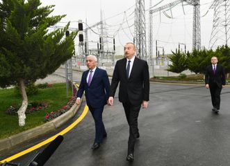 AzerEnergy’s newly renovated “Mushfig” and “Zabrat” substations launched  President Ilham Aliyev attended the event - UPDATED