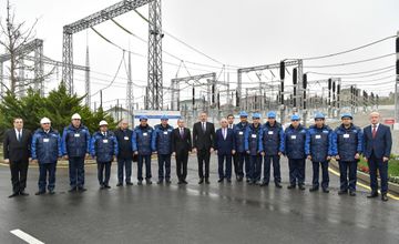 AzerEnergy’s newly renovated “Mushfig” and “Zabrat” substations launched  President Ilham Aliyev attended the event - UPDATED