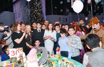 Heydar Aliyev Foundation arranges traditional New Year party for children First Vice-President Mehriban Aliyeva attended the event