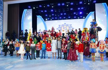 Heydar Aliyev Foundation arranges traditional New Year party for children First Vice-President Mehriban Aliyeva attended the event