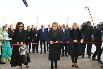 First Vice-President Mehriban Aliyeva attended opening ceremony of rebuilt Azerbaijan pavilion at Exhibition of Achievements of National Economy in Moscow - UPDATED