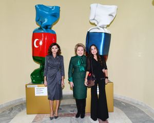 First Vice-President Mehriban Aliyeva attended opening ceremony of rebuilt Azerbaijan pavilion at Exhibition of Achievements of National Economy in Moscow - UPDATED