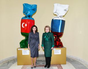 First Vice-President Mehriban Aliyeva attended opening ceremony of rebuilt Azerbaijan pavilion at Exhibition of Achievements of National Economy in Moscow - UPDATED