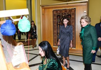 First Vice-President Mehriban Aliyeva attended opening ceremony of rebuilt Azerbaijan pavilion at Exhibition of Achievements of National Economy in Moscow - UPDATED