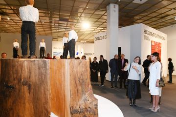 First Vice-President Mehriban Aliyeva viewed 8th Moscow International Biennale of Contemporary Art - PHOTOSESSION