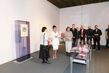First Vice-President Mehriban Aliyeva viewed 8th Moscow International Biennale of Contemporary Art - PHOTOSESSION