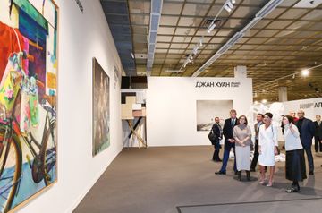 First Vice-President Mehriban Aliyeva viewed 8th Moscow International Biennale of Contemporary Art - PHOTOSESSION