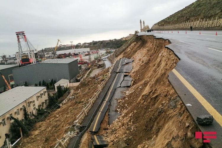 Cabinet of Ministers: Necessary tasks assigned on landslide in Bibiheybat, local and foreign specialists involved in on-site survey