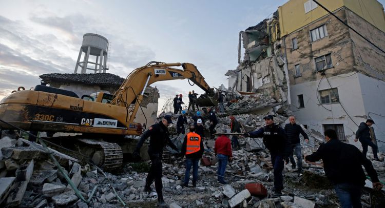 Death toll in Albanian earthquake rises to 35